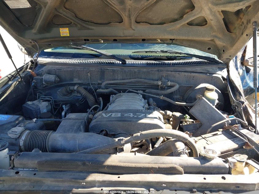 2004 Toyota Tundra Sr5 V8 VIN: 5TBRT34154S441296 Lot: 43551824