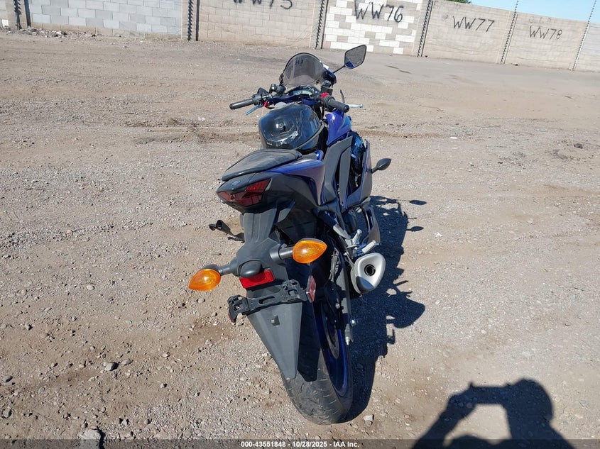 2024 Yamaha Yzfr3 A VIN: MH3RH18YXRK014930 Lot: 43551848