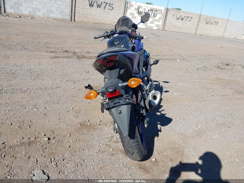 2024 Yamaha Yzfr3 A VIN: MH3RH18YXRK014930 Lot: 43551848