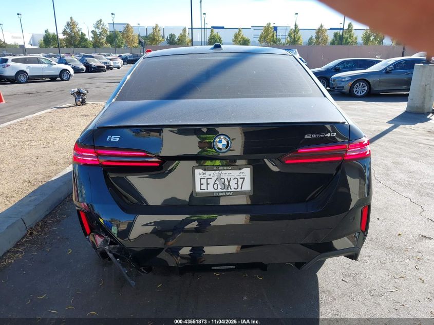 2025 BMW I5 Edrive40 VIN: WBY33FK08SCU89543 Lot: 43551873