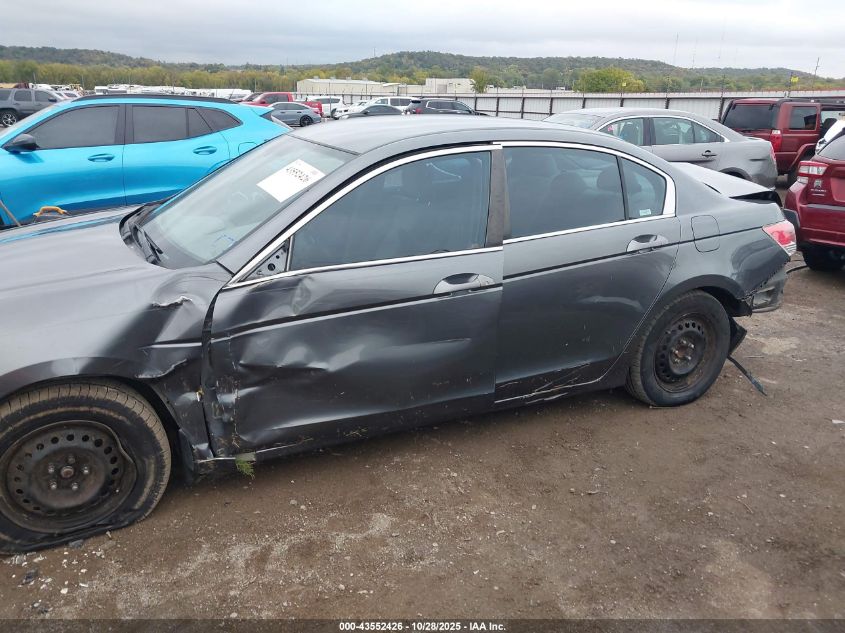 2009 Honda Accord 2.4 Lx VIN: 1HGCP263X9A068160 Lot: 43552426