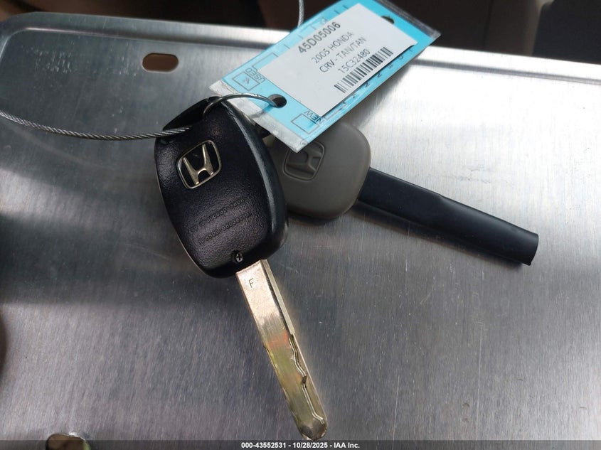 2005 Honda Cr-V Ex VIN: JHLRD78815C032480 Lot: 43552531