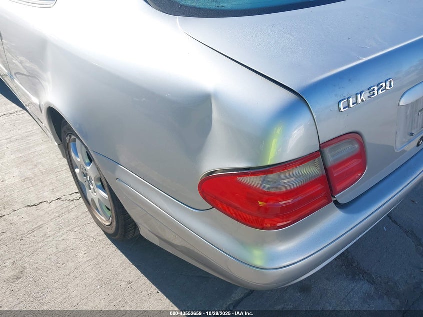 2001 Mercedes-Benz Clk 320 VIN: WDBLJ65G21T085022 Lot: 43552659