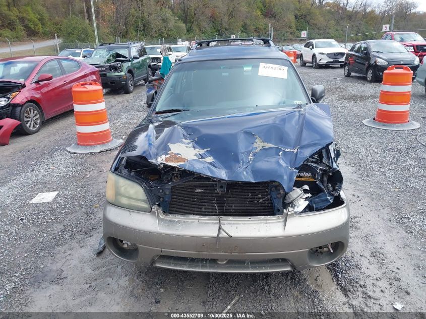 2004 Subaru Outback VIN: 4S3BH675747615079 Lot: 43552709