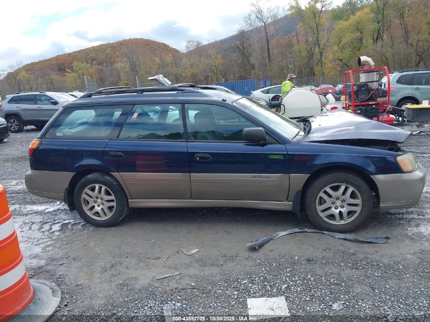 2004 Subaru Outback VIN: 4S3BH675747615079 Lot: 43552709