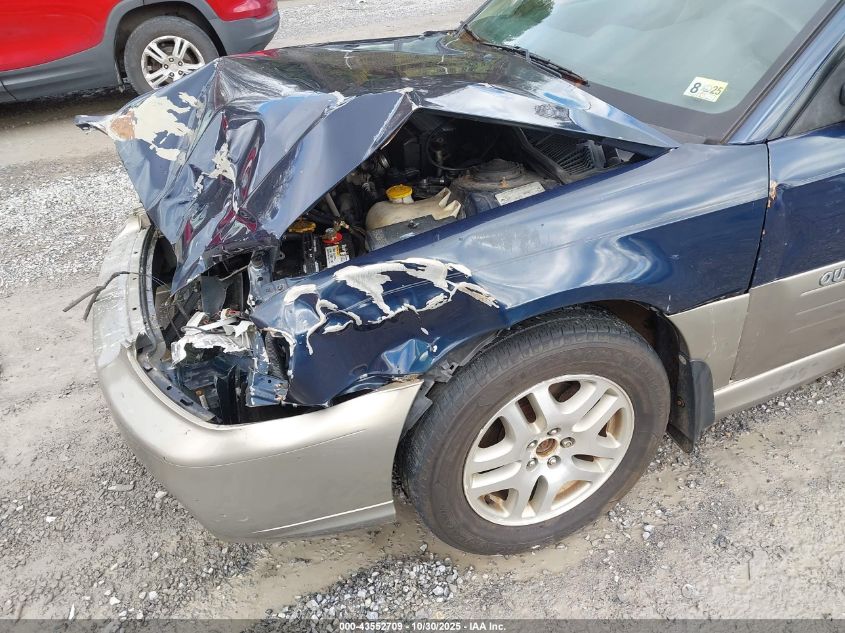 2004 Subaru Outback VIN: 4S3BH675747615079 Lot: 43552709