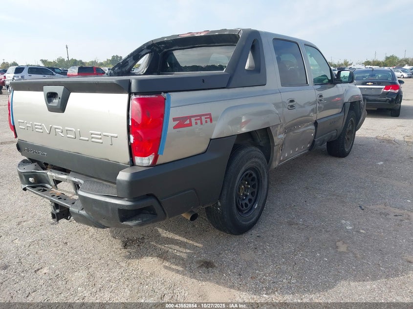 2002 Chevrolet Avalanche 1500 VIN: 3GNEC13T22G216530 Lot: 43552854