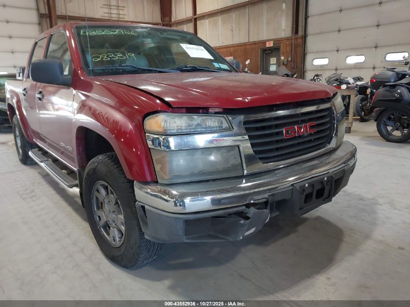 2005 GMC Canyon Sle VIN: 1GTDT136858159677 Lot: 43552936