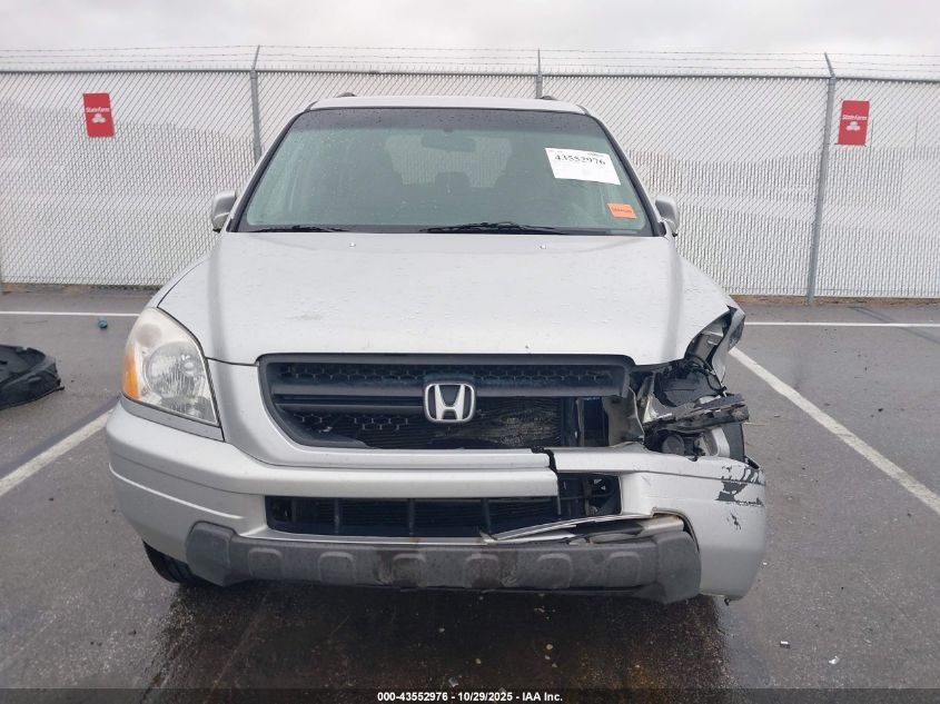 2004 Honda Pilot Ex VIN: 2HKYF184X4H602265 Lot: 43552976