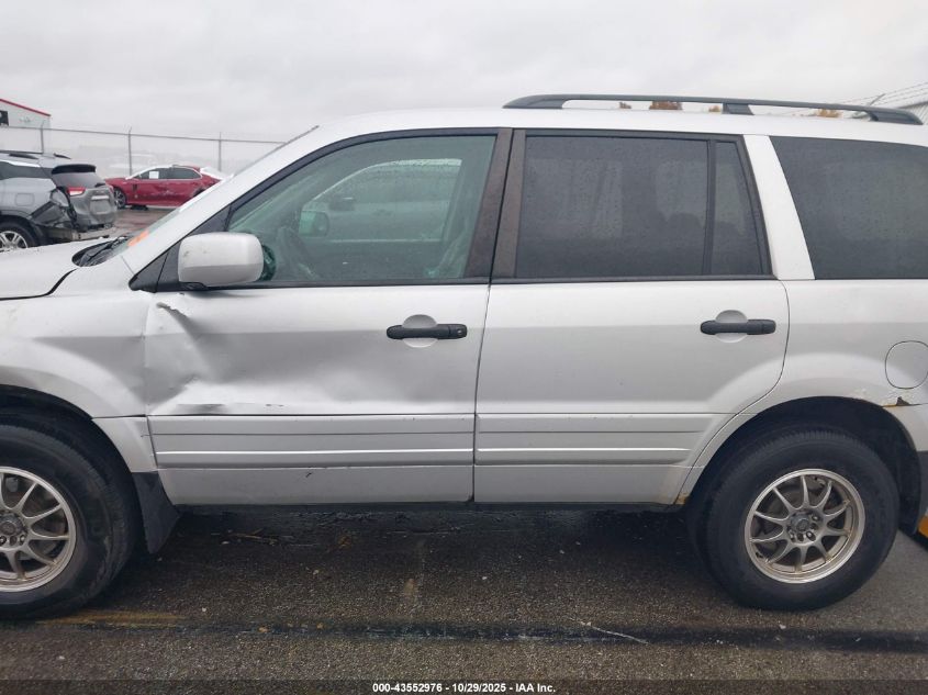 2004 Honda Pilot Ex VIN: 2HKYF184X4H602265 Lot: 43552976