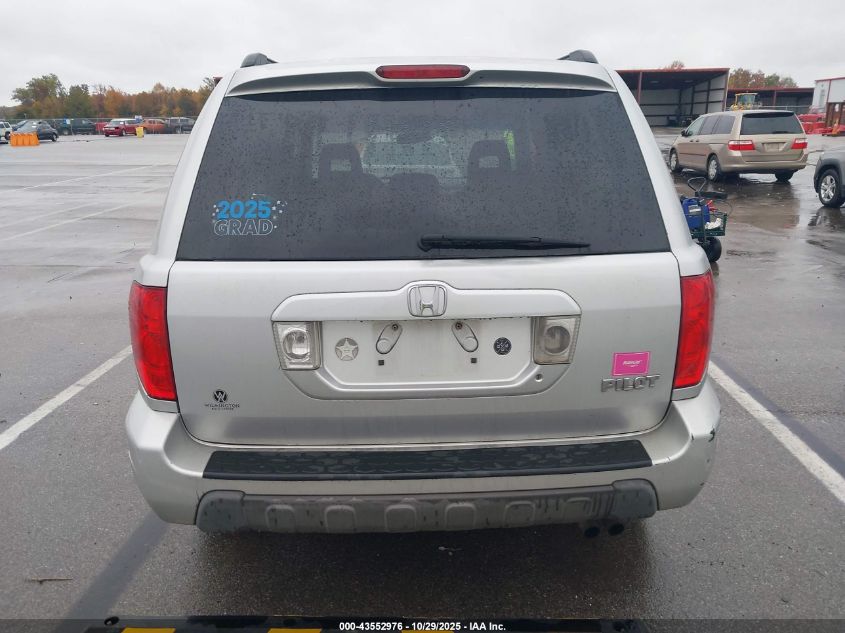 2004 Honda Pilot Ex VIN: 2HKYF184X4H602265 Lot: 43552976