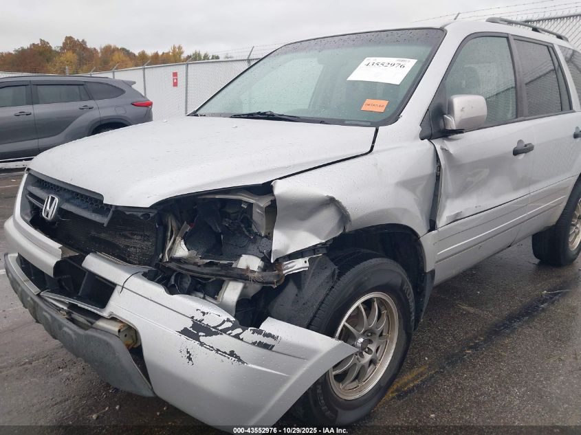 2004 Honda Pilot Ex VIN: 2HKYF184X4H602265 Lot: 43552976