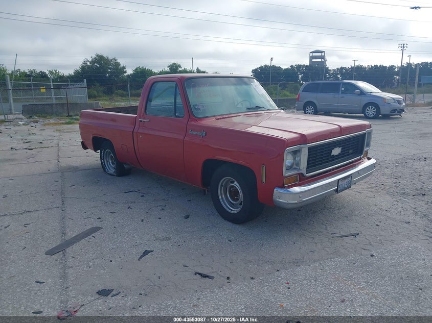 1974 Chevrolet C10 red null null CCY144Z113727 photo #1