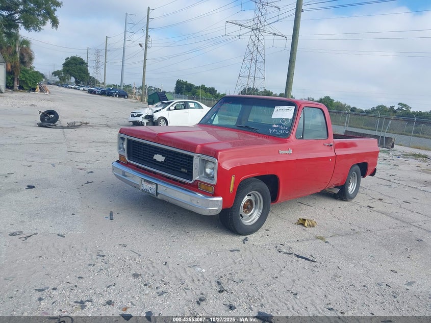 1974 Chevrolet C10 red null null CCY144Z113727 photo #3