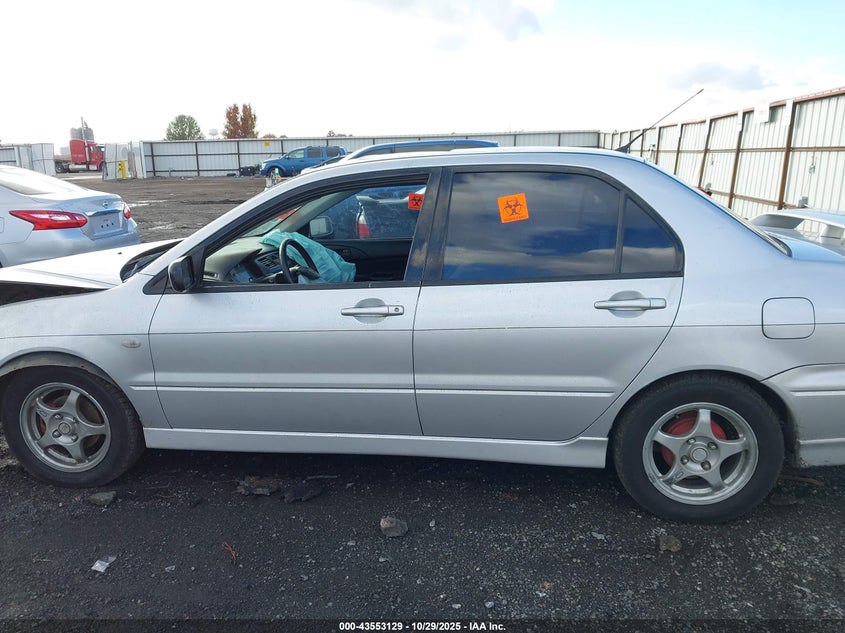 2003 Mitsubishi Lancer Oz Rally VIN: JA3AJ86E43U087612 Lot: 43553129