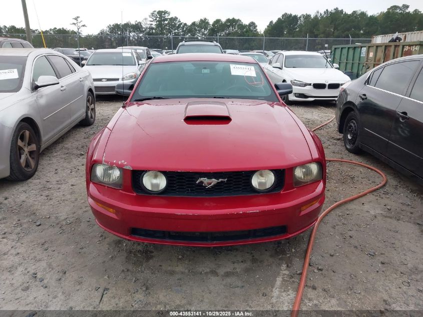 2007 Ford Mustang Gt Deluxe/Gt Premium VIN: 1ZVFT82H675198340 Lot: 43553141