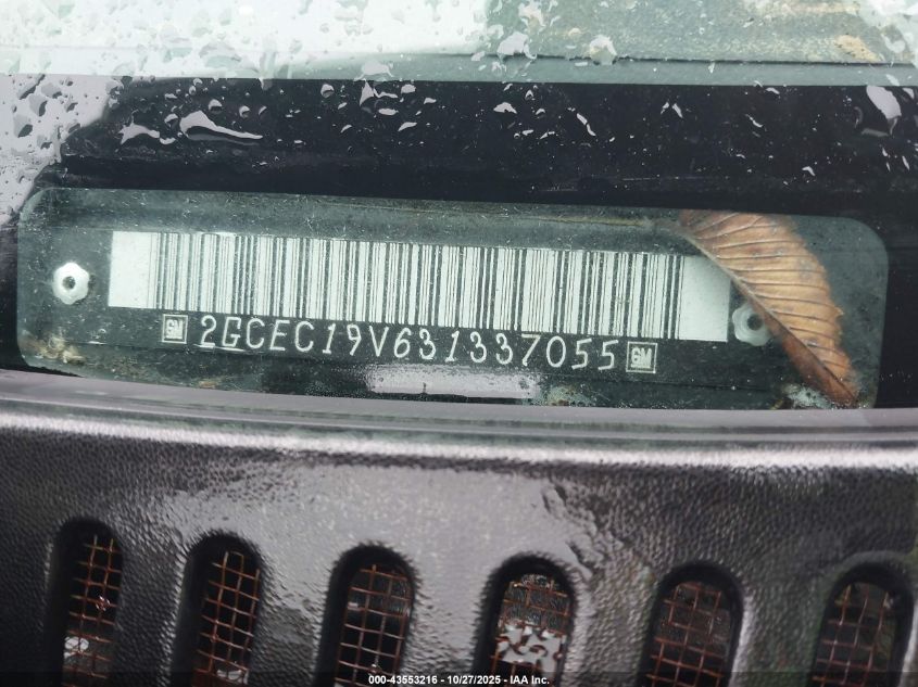 2003 Chevrolet Silverado 1500 Ls VIN: 2GCEC19V631337055 Lot: 43553216
