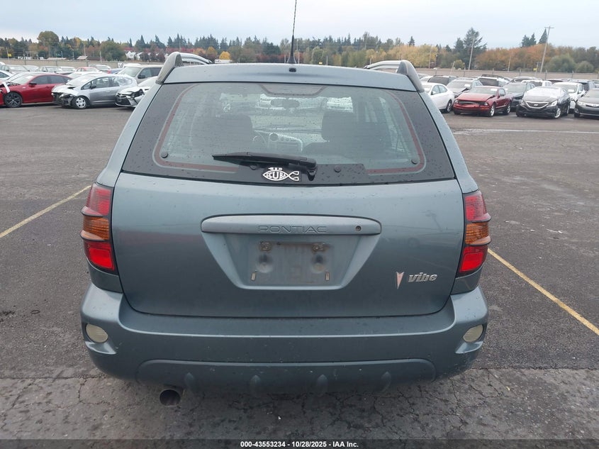 2006 Pontiac Vibe VIN: 5Y2SL65856Z459207 Lot: 43553234