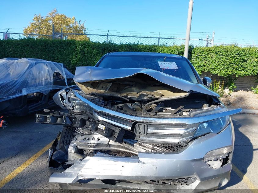 2018 Honda Pilot Ex VIN: 5FNYF5H32JB021545 Lot: 43553241