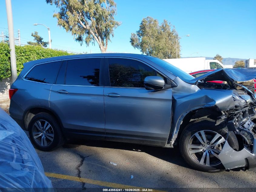 2018 Honda Pilot Ex VIN: 5FNYF5H32JB021545 Lot: 43553241