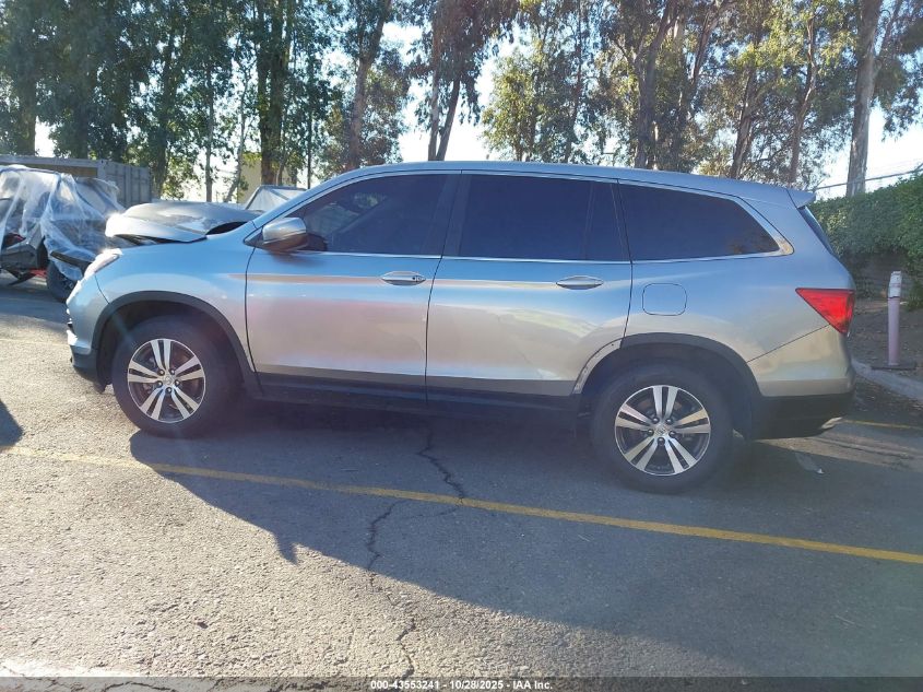 2018 Honda Pilot Ex VIN: 5FNYF5H32JB021545 Lot: 43553241