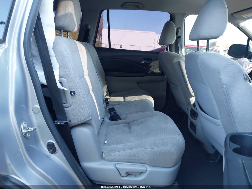 2018 Honda Pilot Ex VIN: 5FNYF5H32JB021545 Lot: 43553241