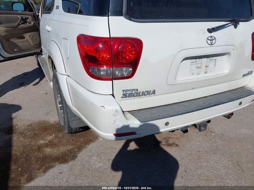 2005 Toyota Sequoia Sr5 V8 VIN: 5TDZT34A55S261017 Lot: 43554310