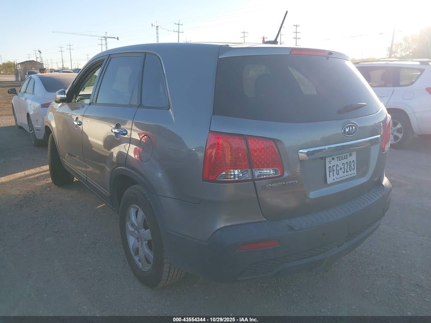 Vin: 5xykt4a13dg396651, lot: 44049386, kia sorento lx 20133