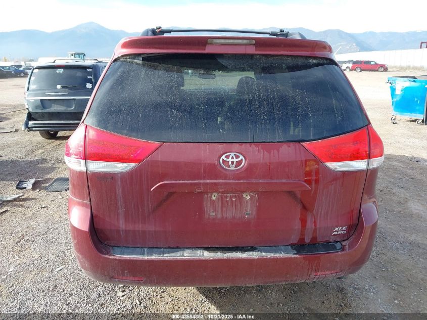 2011 Toyota Sienna Xle VIN: 5TDDK3DC7BS005844 Lot: 43554353