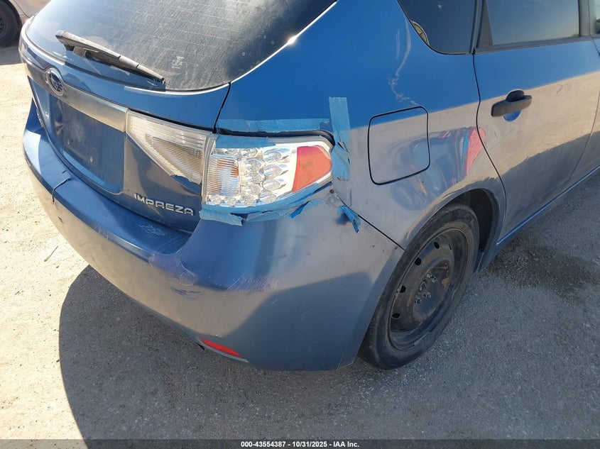 2008 Subaru Impreza 2.5I VIN: JF1GH61678H820544 Lot: 43554387
