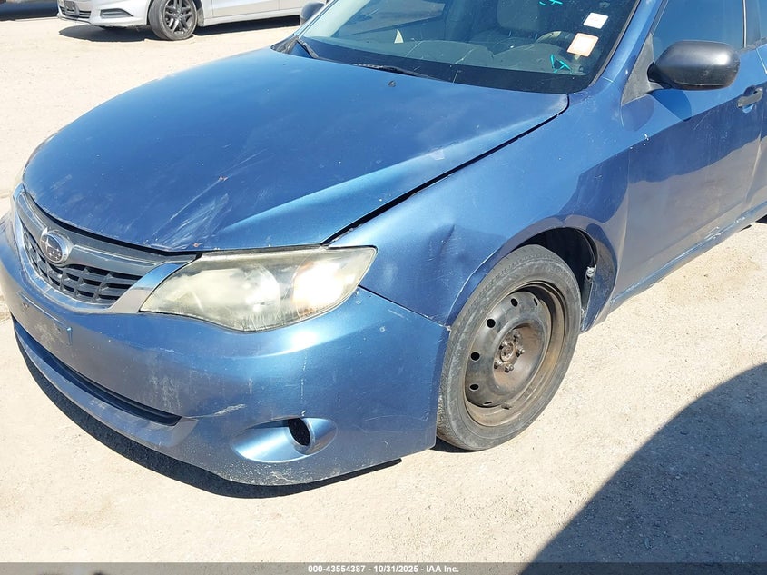 2008 Subaru Impreza 2.5I VIN: JF1GH61678H820544 Lot: 43554387