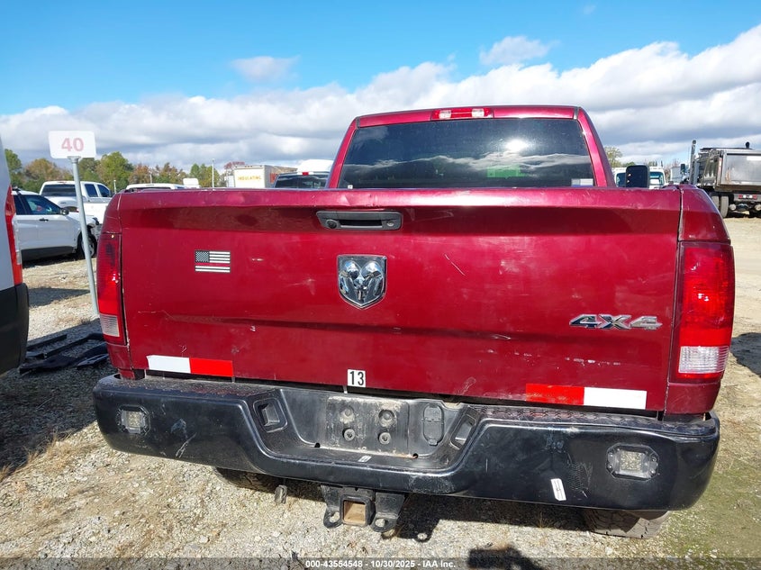 2018 Ram 2500 Tradesman 4X4 6'4 Box VIN: 3C6UR5CL6JG379780 Lot: 43554548