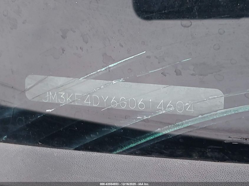 2016 Mazda Cx-5 Grand Touring VIN: JM3KE4DY6G0614604 Lot: 43554553