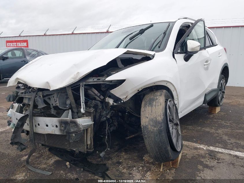 2016 Mazda Cx-5 Grand Touring VIN: JM3KE4DY6G0614604 Lot: 43554553