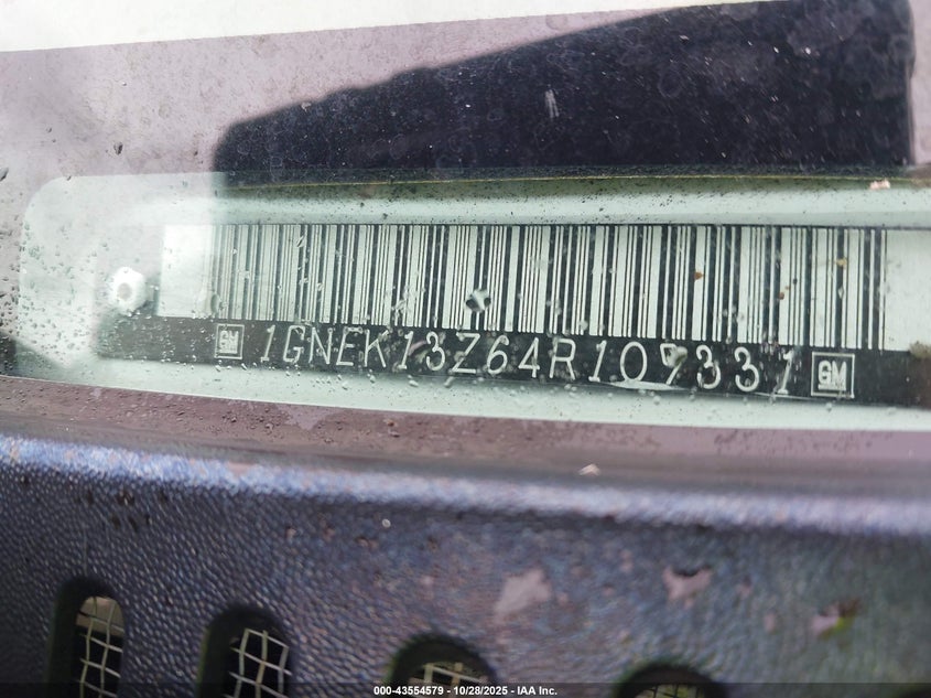 1GNEK13Z64R109331 2004 CHEVROLET TAHOE photo no. 9