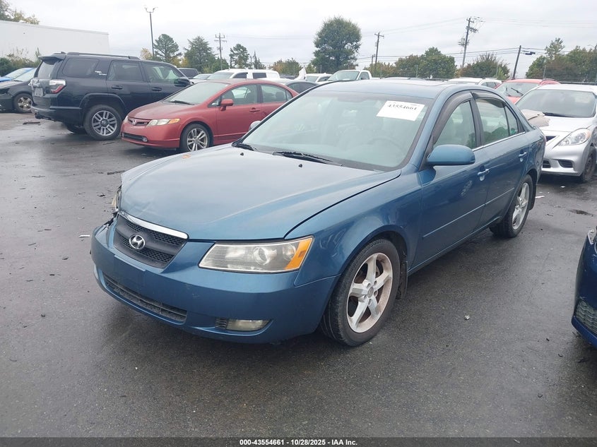 5NPEU46F37H186126 2007 HYUNDAI SONATA photo no. 2