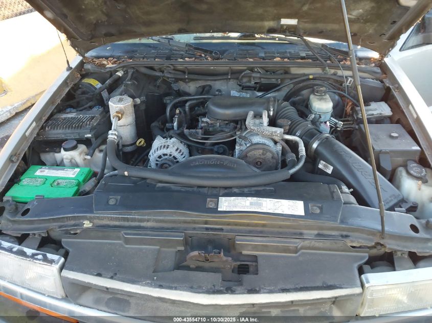 2000 Chevrolet S-10 Ls VIN: 1GCCS14W0Y8190827 Lot: 43554710