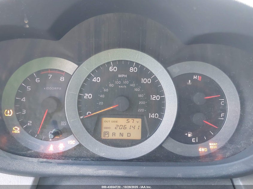 2007 Toyota Rav4 VIN: JTMBD33V175081691 Lot: 43554720
