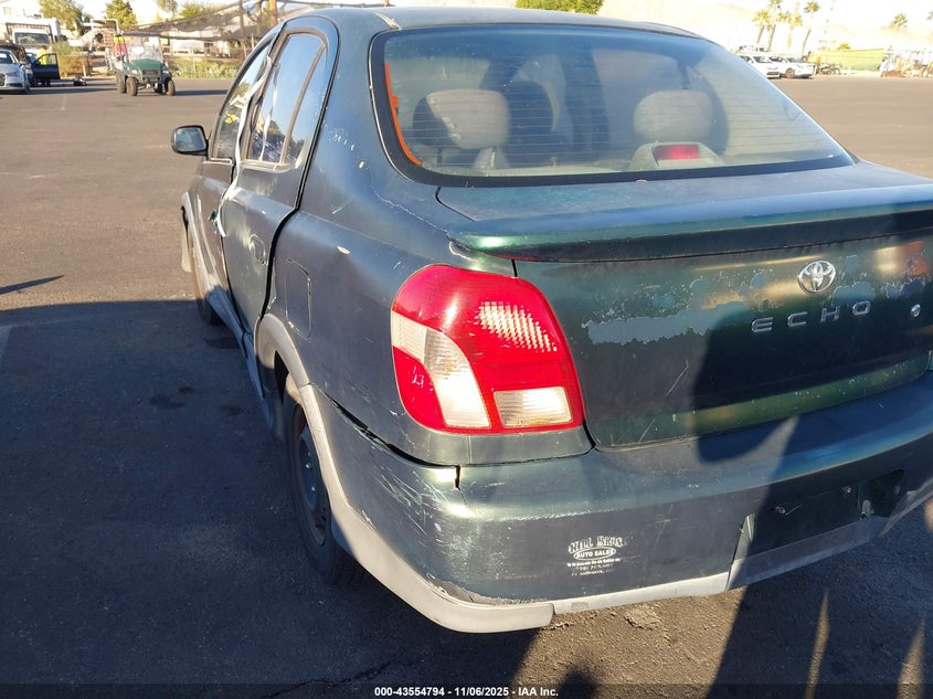 2000 Toyota Echo VIN: JTDBT1231Y0071040 Lot: 43554794
