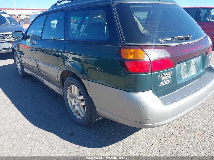 2001 Subaru Outback Limited VIN: 4S3BH686617607865 Lot: 43554801