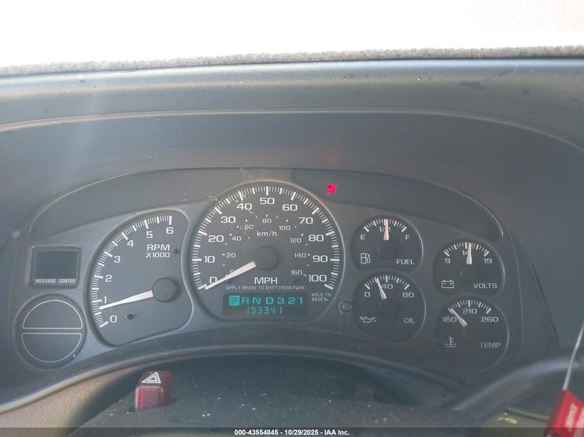 2002 Chevrolet Suburban 1500 Ls VIN: 1GNEC16T12J264336 Lot: 43554845