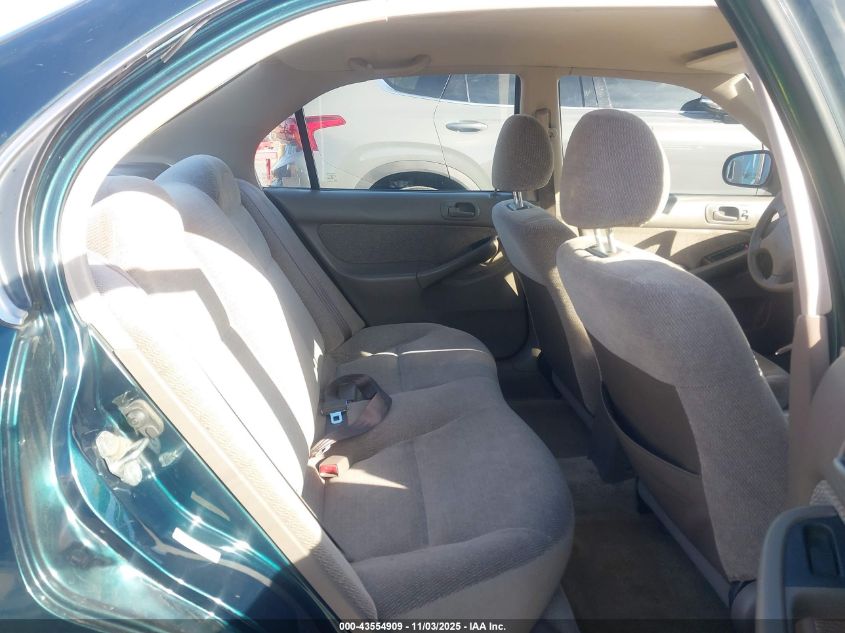 1998 Honda Civic Lx VIN: 1HGEJ6678WL038627 Lot: 43554909