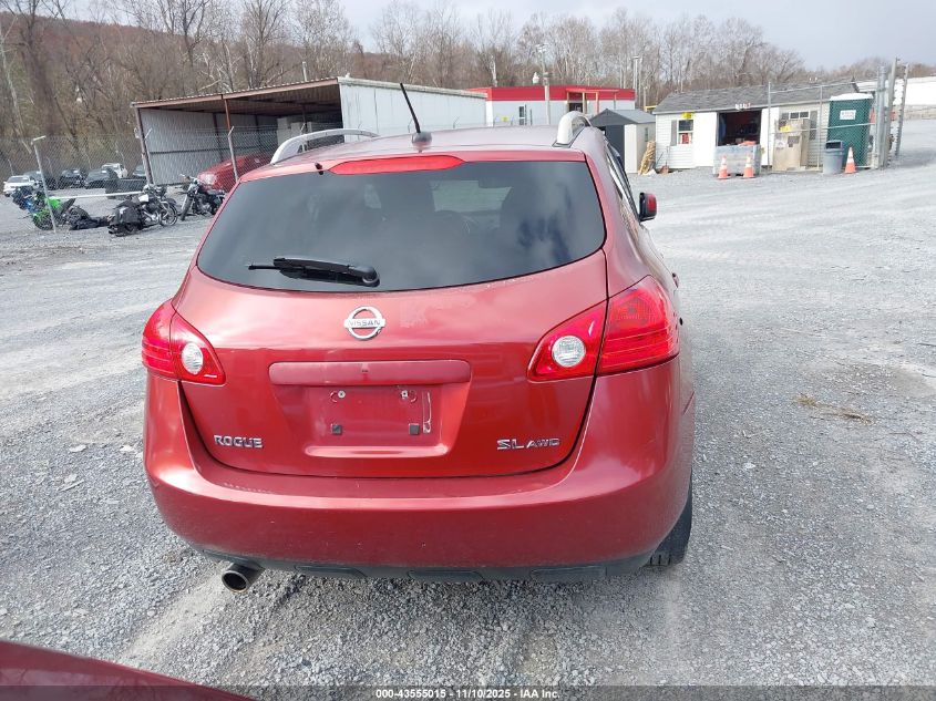 2008 Nissan Rogue Sl VIN: JN8AS58V98W124910 Lot: 43555015