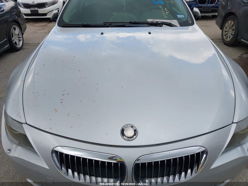 2005 BMW 645Ci VIN: WBAEH734X5B193708 Lot: 43555114