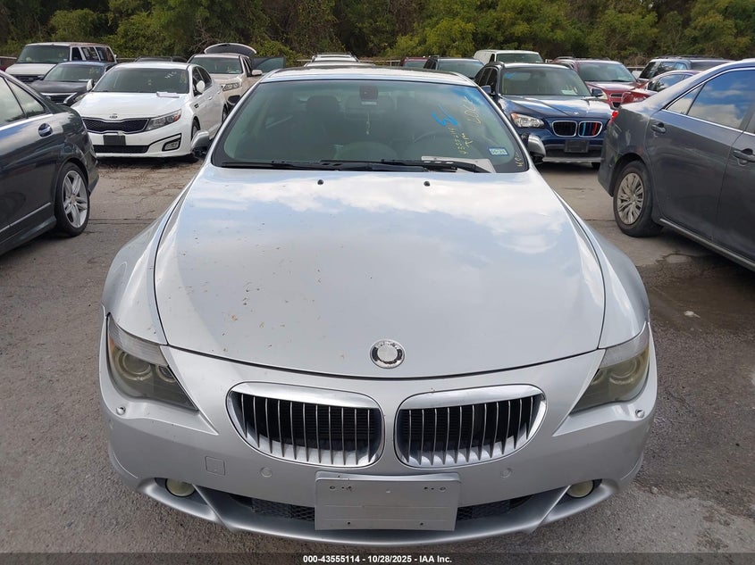 2005 BMW 645Ci VIN: WBAEH734X5B193708 Lot: 43555114