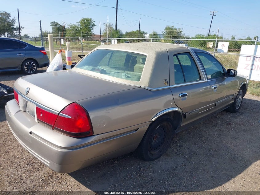 2001 Mercury Grand Marquis Gs VIN: 2MEFM74W71X622859 Lot: 43555135