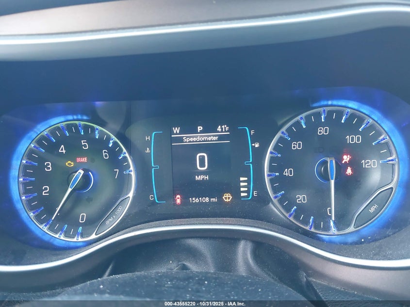 2017 Chrysler Pacifica Lx VIN: 2C4RC1CGXHR513707 Lot: 43555220