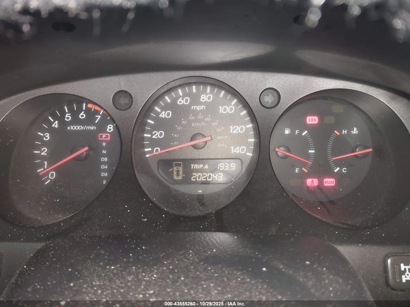 2002 Acura Mdx VIN: 2HNYD18262H526452 Lot: 43555260