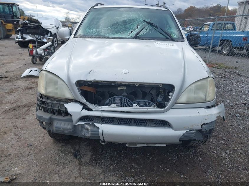 2000 Mercedes-Benz Ml 430 VIN: 4JGAB72E2YA189316 Lot: 43555356