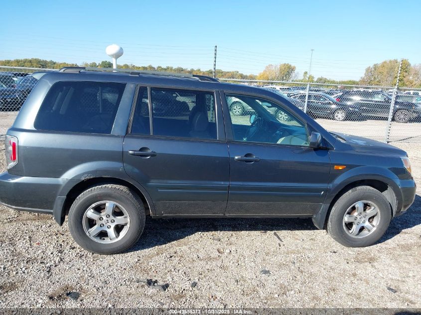 2006 Honda Pilot Ex-L VIN: 5FNYF18596B022564 Lot: 43555373